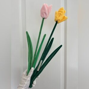 CJ Hendry plush tulips from the flower market